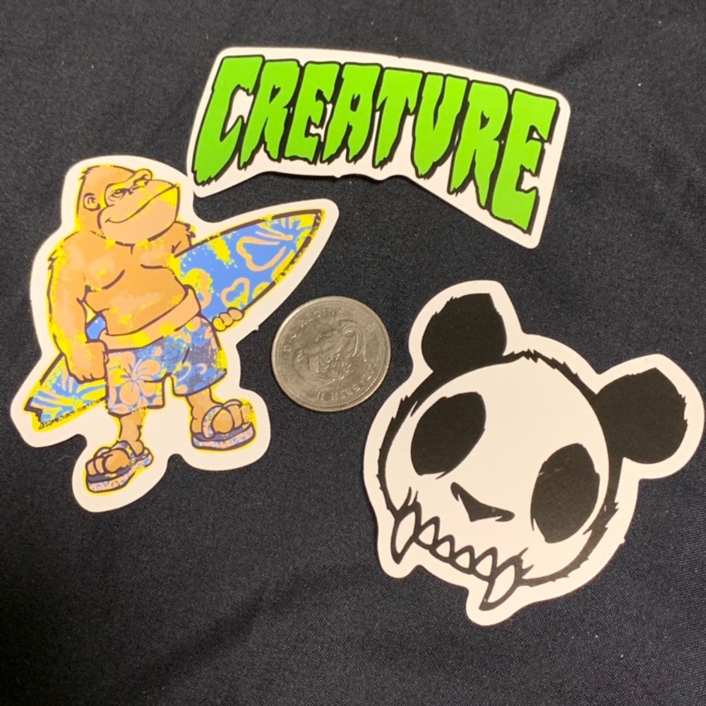 Weird Creatures sticker set (6)